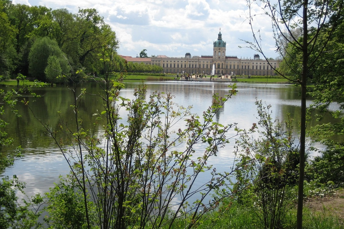 Château de Charlottenbourg, vue depuis le parc, Berlin