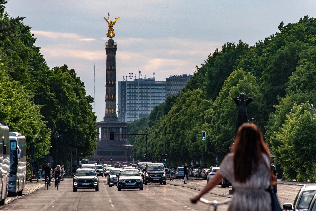 Colonne de la Victoire, circulation, Berlin