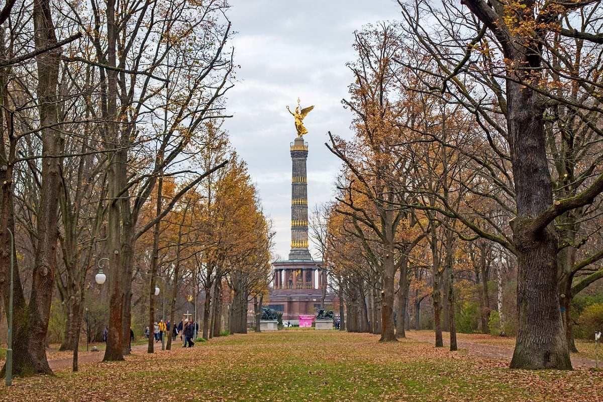 Colonne de la Victoire depuis le parc Tiergarten, Berlin