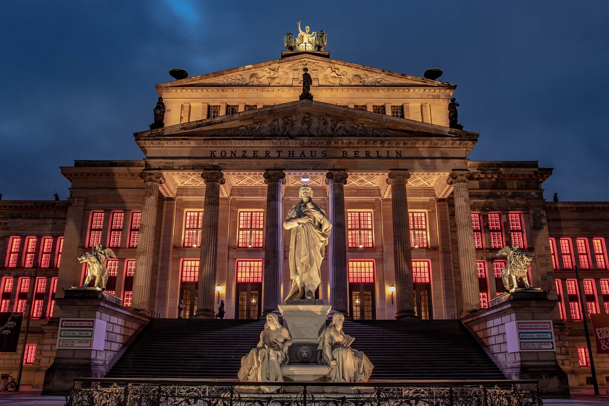 Konzerthaus sur le Gendarmenmarkt, Berlin Mitte