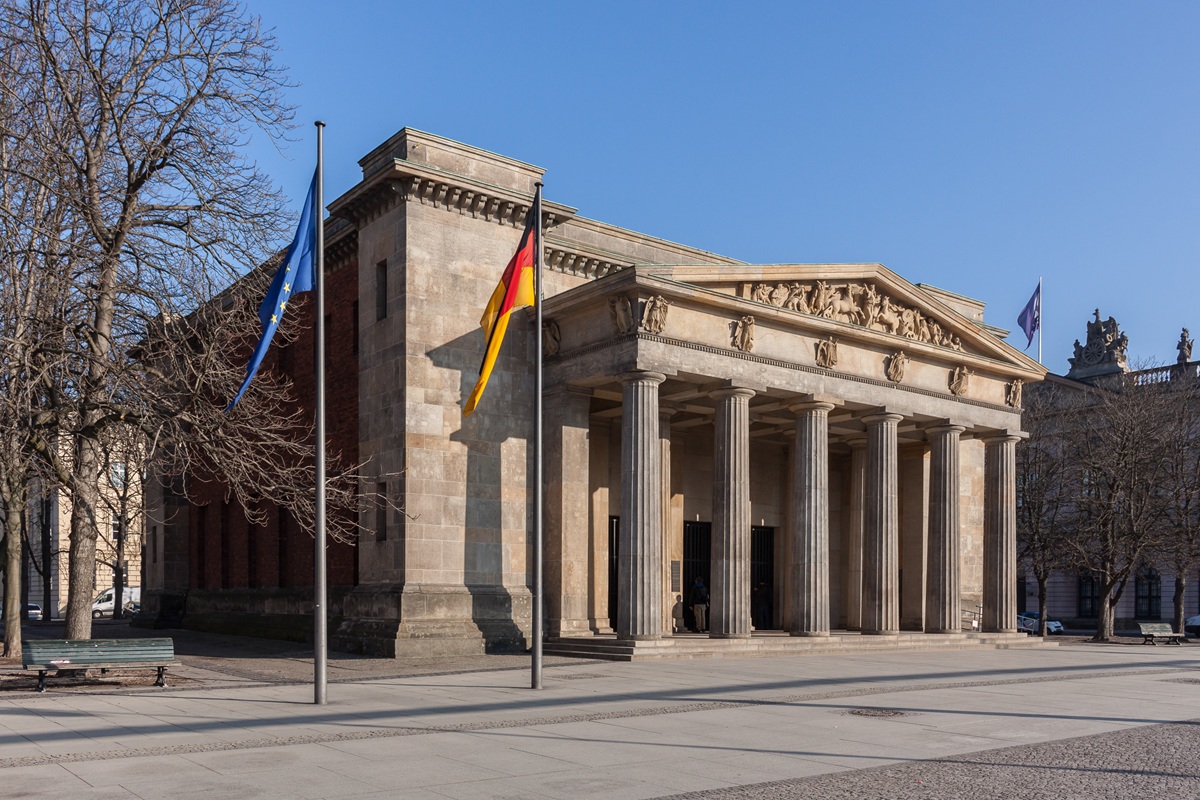 Extérieur de la Nouvelle Garde, Neue Wache, Berlin Mitte