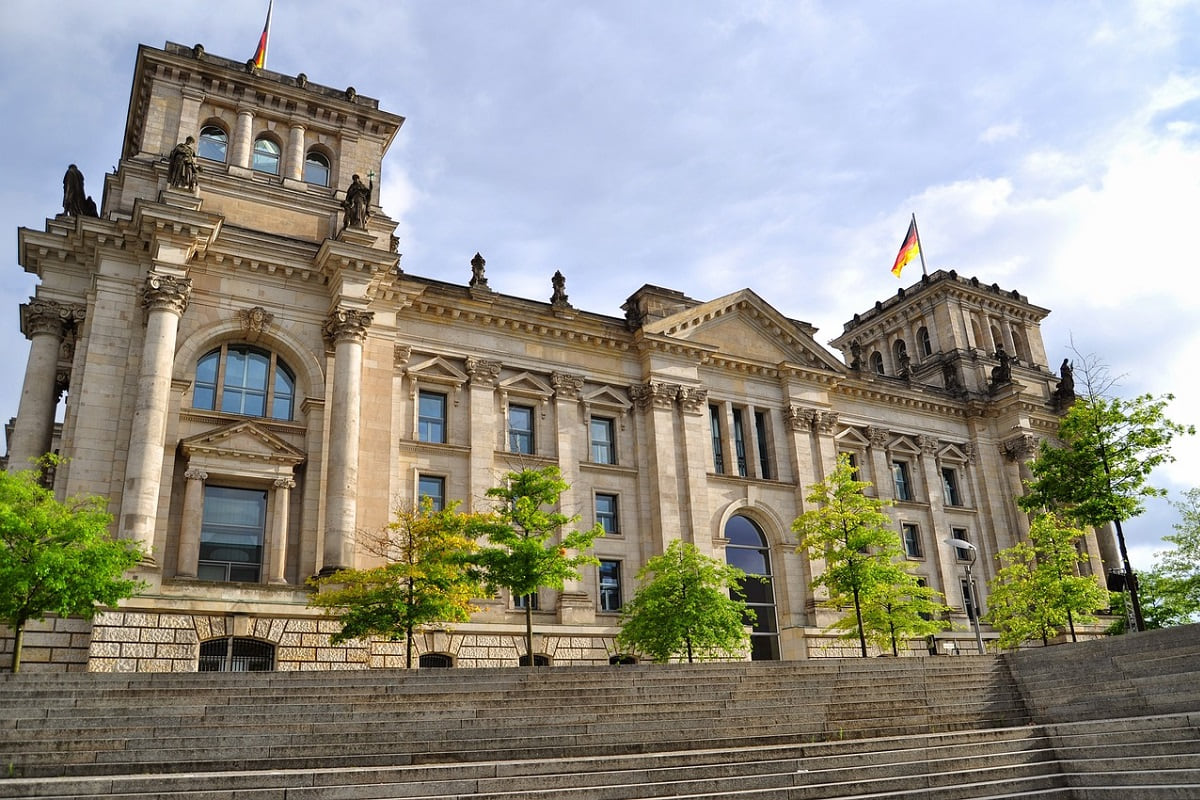 Palais du Reichstag sur la place de la République, Berlin Tiergarten