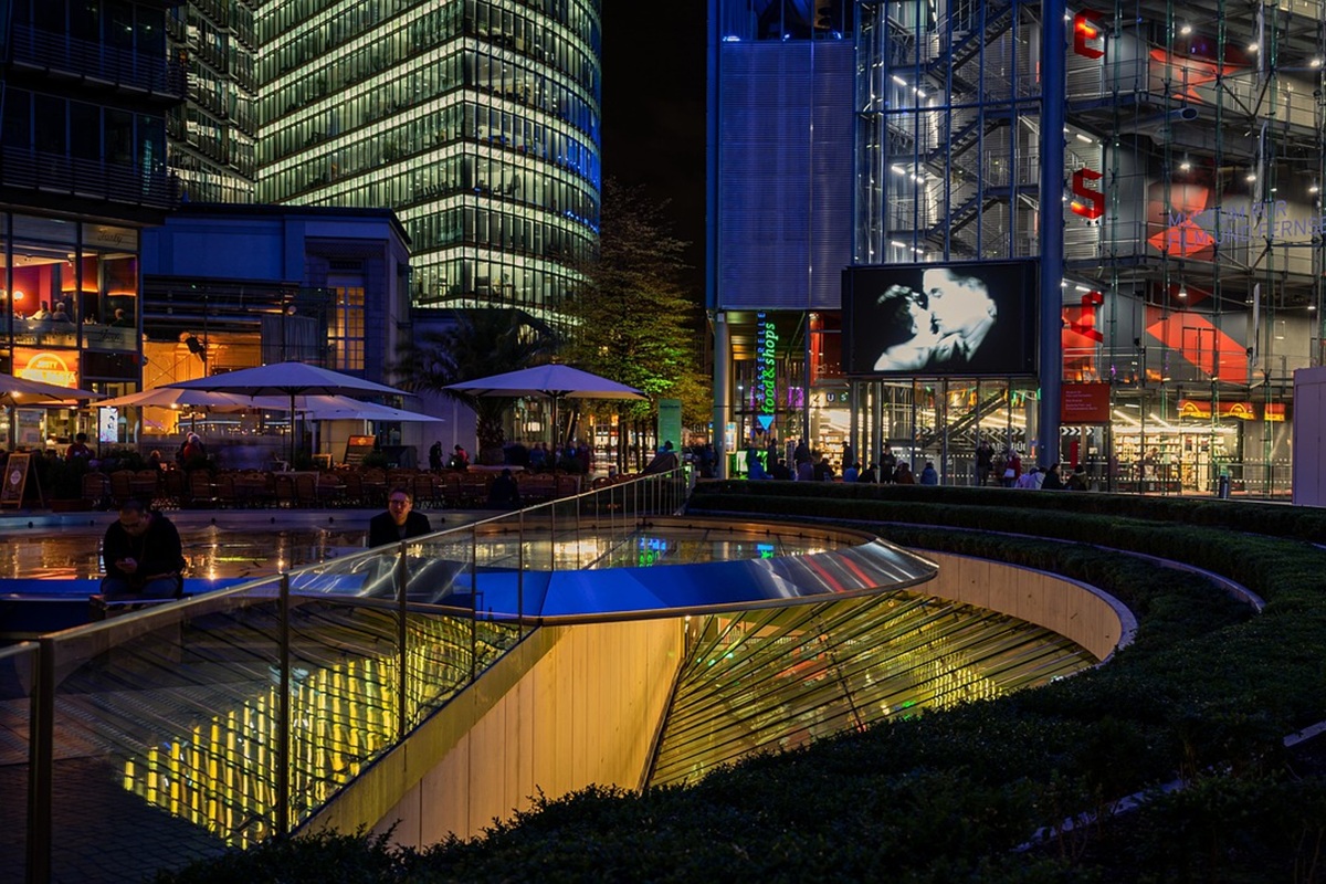 Ancien bassin au Sony Center, Berlin