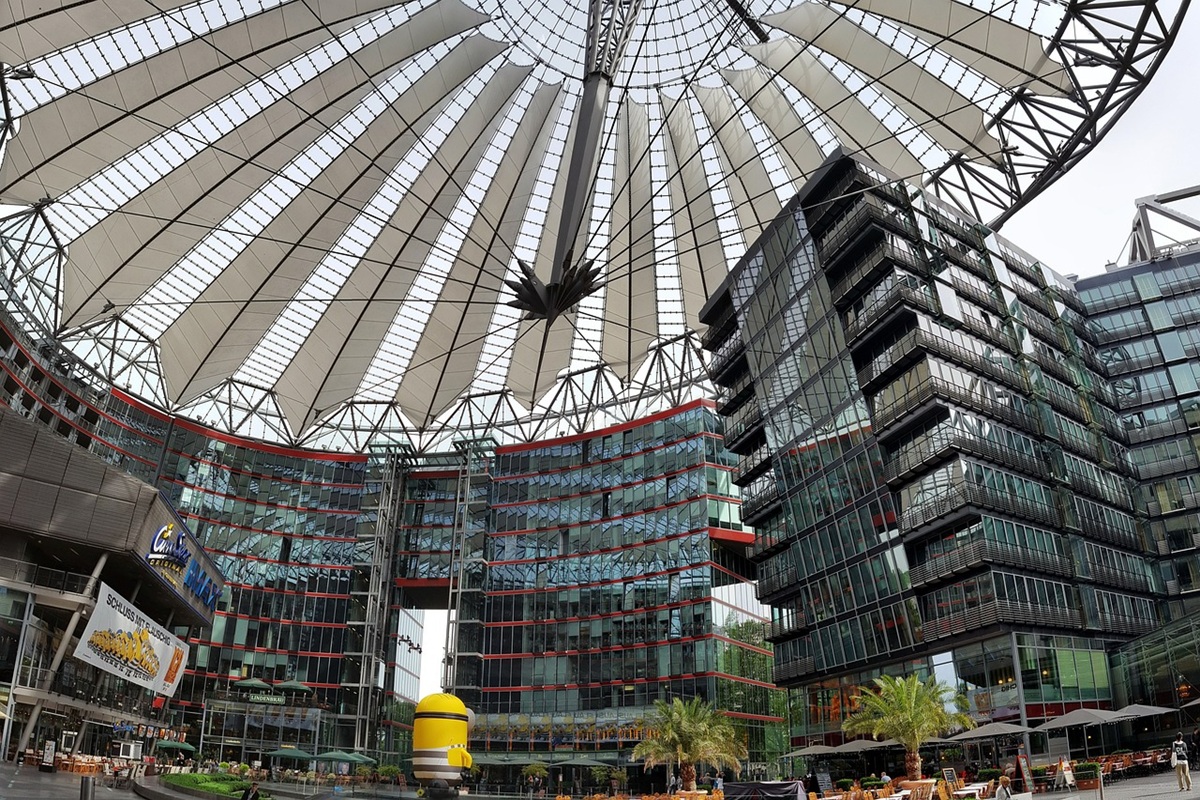 Sony Center le jour, Berlin
