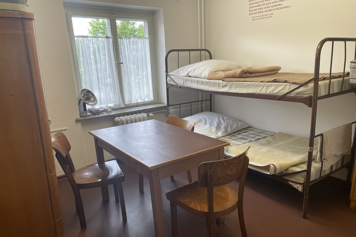 Exposition au Centre de réfugiés de Marienfelde, Berlin