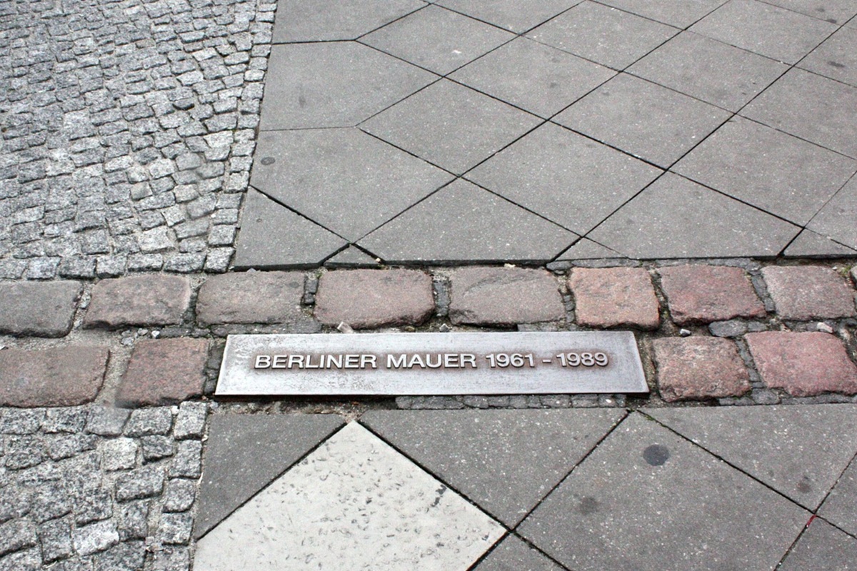 Marquage Ouest-Est du Mur de Berlin