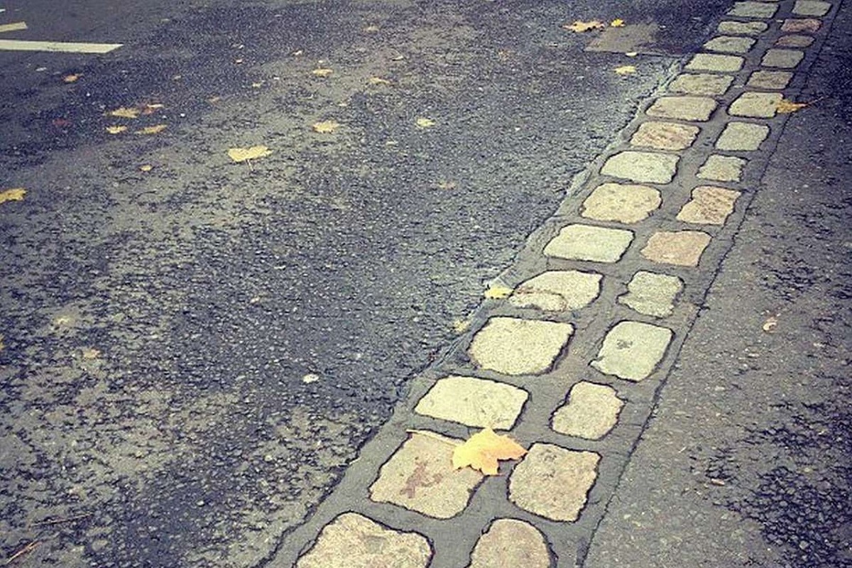 Marquage Ouest-Est du Mur de Berlin