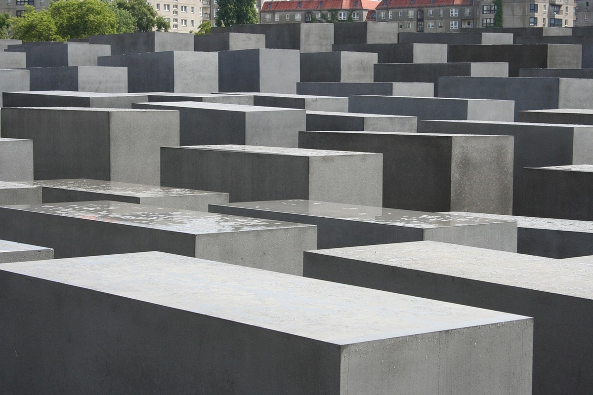 2711 stèles au Mémorial aux Juifs assassinés d'Europe, Berlin Mitte