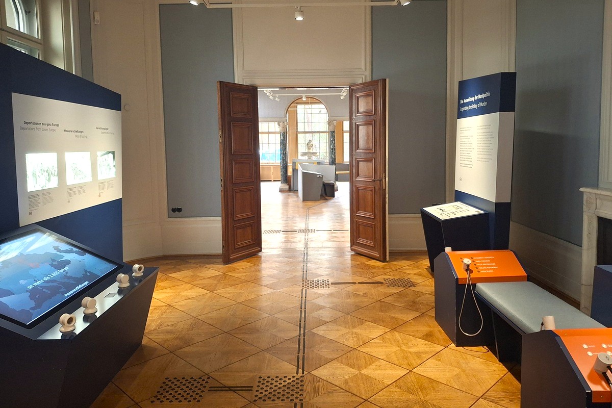Intérieur du Mémorial de la Maison de la Conférence de Wannsee