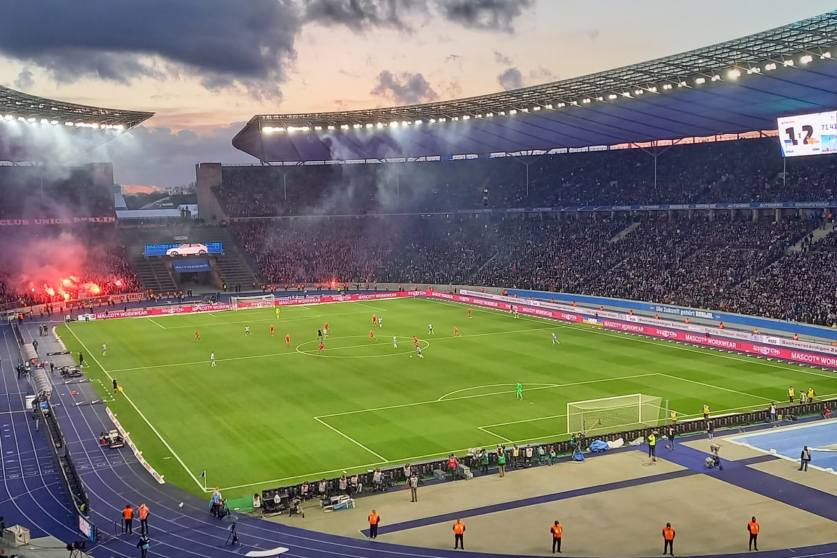 Match Hertha vs. Union, Stade Olympique, Berlin