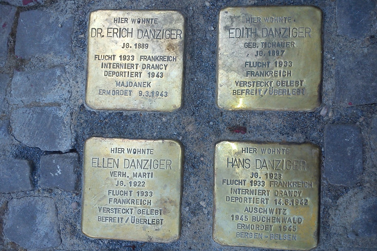 Pierres du Souvenir, Stolpersteine, Berlin