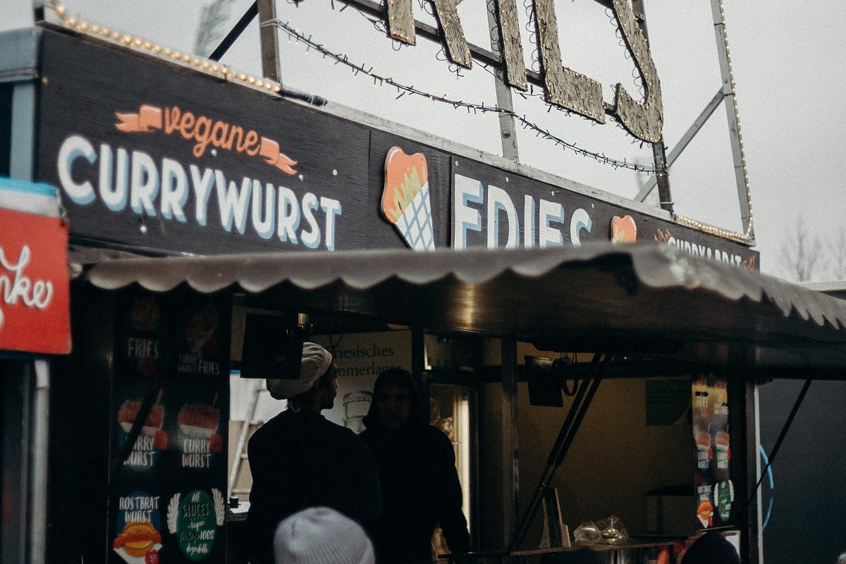 Currywurst à la végan, Berlin