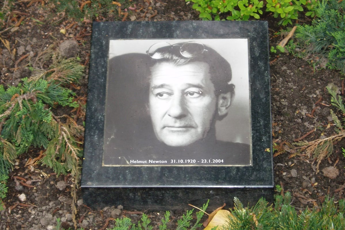 Tombe de Helmut Newton à Berlin