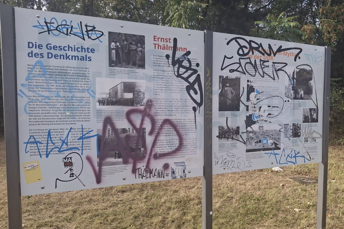 Une médiation illisible au Monument à Ernst Thälmann